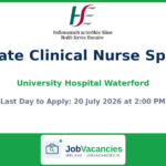 Candidate Clinical Nurse Specialist (Respiratory) — University Hospital Waterford