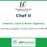 Chef II Jobs in Limerick, Clare & North Tipperary