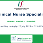 Clinical Nurse Specialist Jobs in Limerick – HSE Mid West