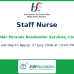 Staff Nurse – Older Persons Residential Services, Cork